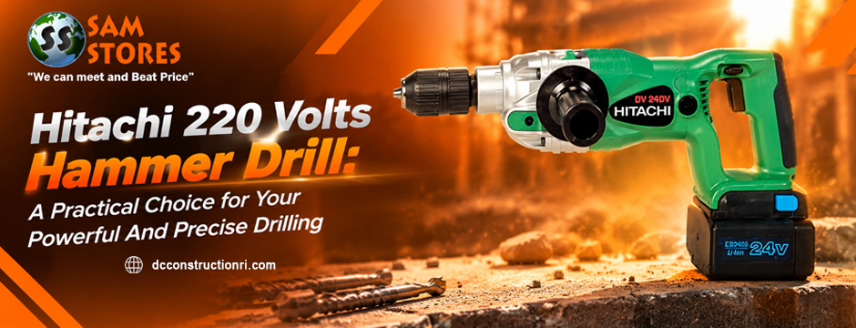 Hitachi 220 Volts Hammer Drill: A Practical Choice for Your Powerful And Precise Drilling