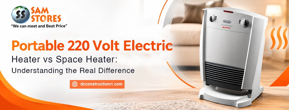 Portable 220 Volt Electric Heater vs Space Heater: Understanding the Real Difference